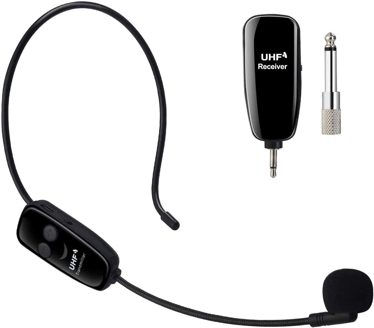 (𝟏𝟓 𝐘𝐞𝐚𝐫𝐬 𝐖𝐚𝐫𝐫𝐚𝐧𝐭𝐲 Wireless Rechargeable Headset Mic – Crystal Clear Audio, Lightweight & Comfortable Design with Long-Lasting Battery for Public Speaking, Training & Stage-image-5
