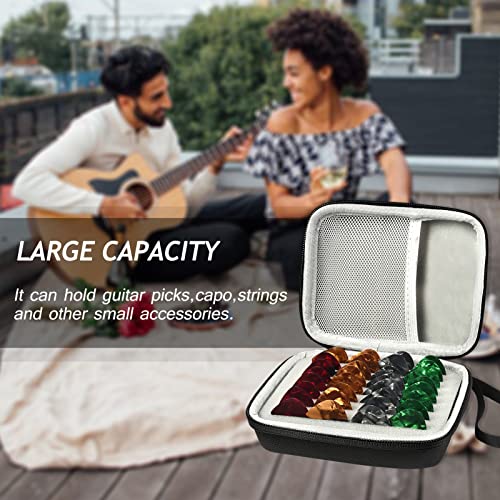 caigou Étui de support de médiator pour guitare électrique acoustique avec 15 médiators de guitare PCS sac de ment… - Les Beatles, Paul McCartney, John Lennon, RIngo Starr, George Harrison caigou Étui de support de médiator pour guitare électrique acoustique avec 15 médiators de guitare PCS sac de ment… – Image 6