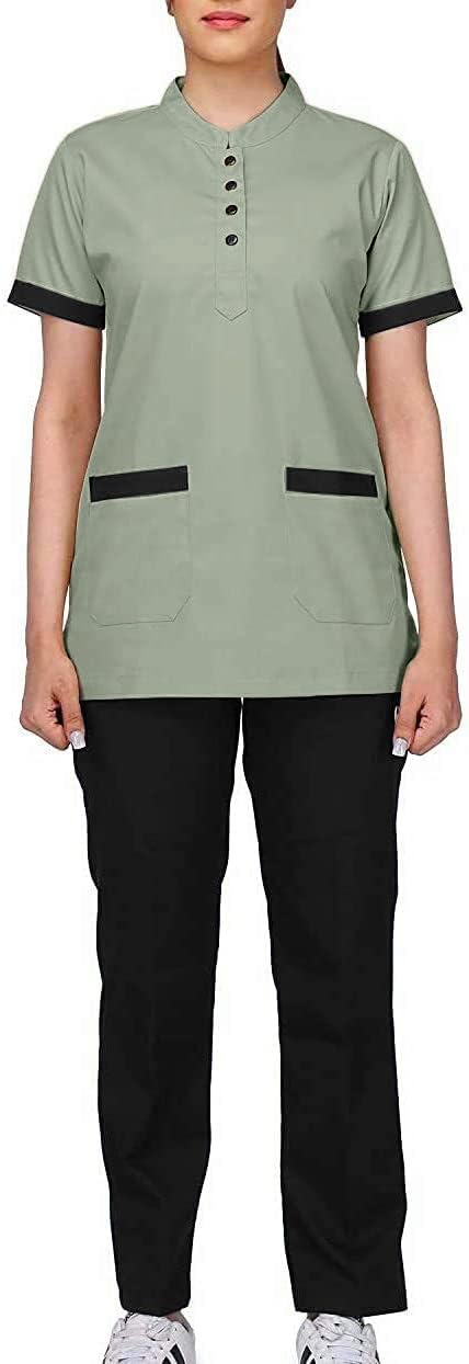 Housemaid Uniform, Maid & Nanny Scrub Suit Set by Experto Uniforms