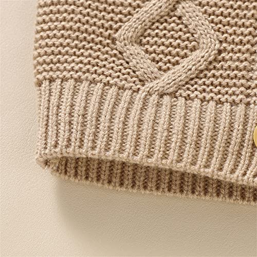 Baby Girl Boy Knit Cardigan Sweater Warm Pullover Tops Toddler Infant Solid Outerwear Jacket Coat Outfit Preemie Jacket4