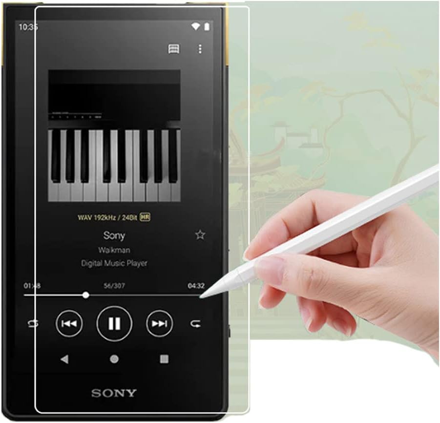 (2 Pieces Screen Protector for Sony Walkman NW-ZX700 NW-ZX706 NW-ZX707 - Matte PET Film for Drawing, Note-taking, Writing, and Anti-Glare like on Paper [Anti-Scratch] [Bubble Free]