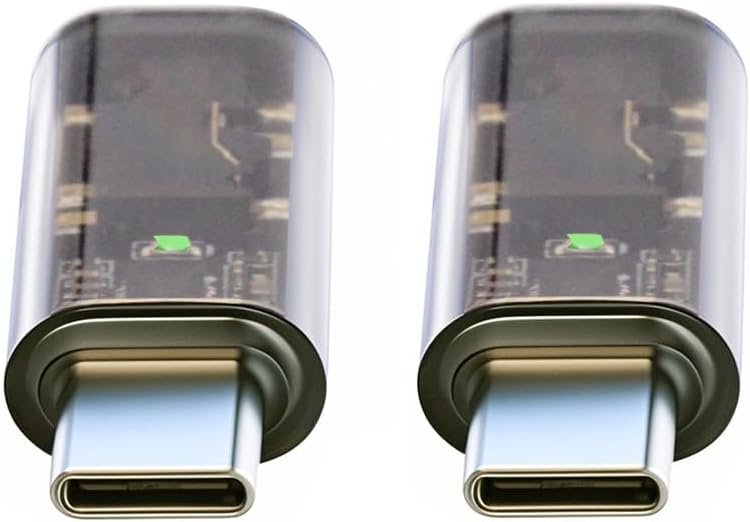 xiwai 2 Pack Type C USB-C to 3.5mm Audio AUX & 16bit 48kHz MIC Sound Card Adapter Compatible with Laptop Tablet Phone