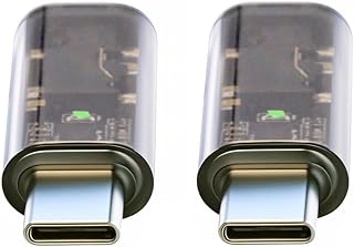 xiwai 타입 C USB-C to 3.5mm 오디오 AUX 및 16비트 48kHz MIC 사운드 카드 어댑터 노트북 태블릿 휴대폰과 호환 2팩