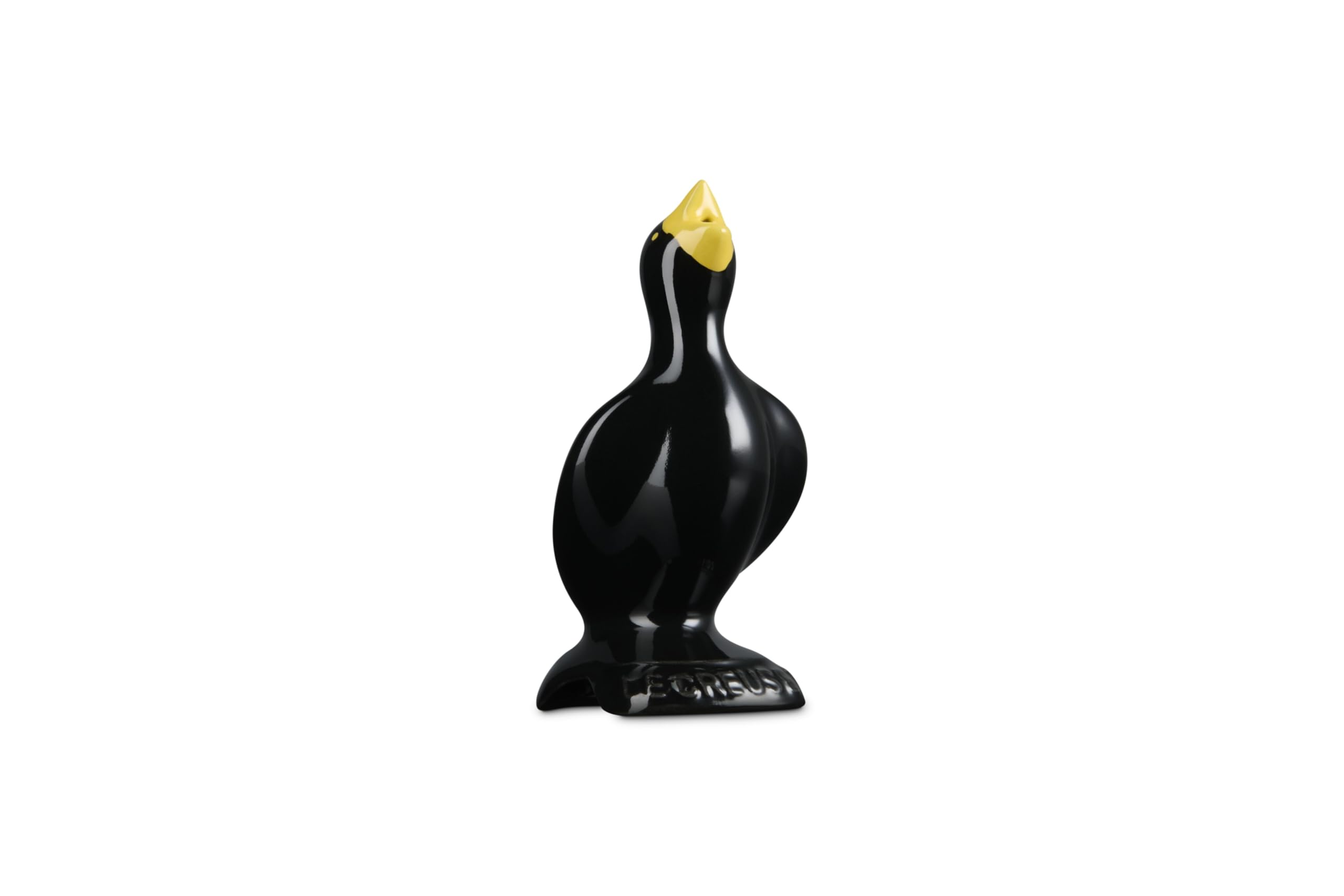 Le Creuset Stoneware Pie Bird, 3 inch, Black with Yellow Beak