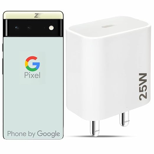 25W Fast Type C Google Pixel 6A/Pixel 7A Charger Adapter with Pixel 8