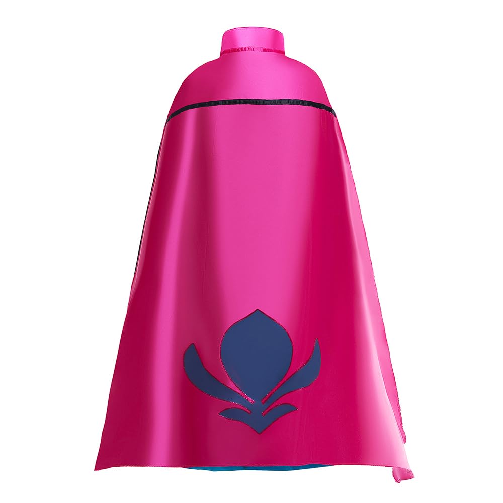 New front Carnevale Costume Principessa Regina delle Nevi Anna Vestito Travestimento Vestito Anna Medica Bambina con Mantello Costume per Bambine Costume con Mantellina Tutte Le Taglie