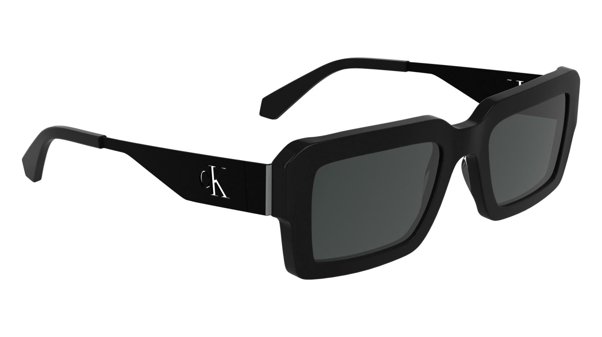 Calvin Klein Jeans Unisex Adult Sunglasses CKJ25606S - Black with Solid Grey Lens