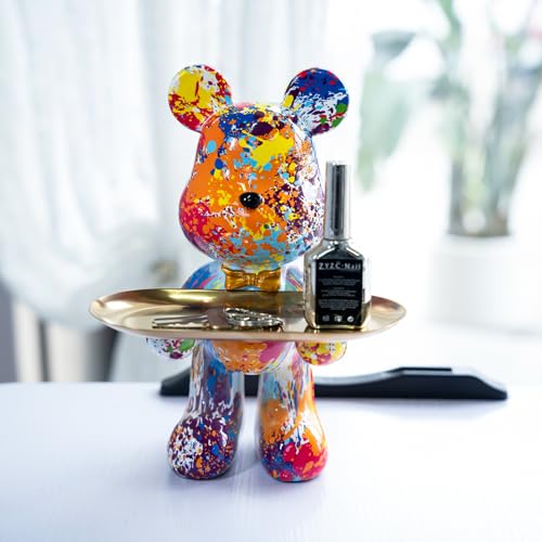 Estatua de oso en resina para decoración