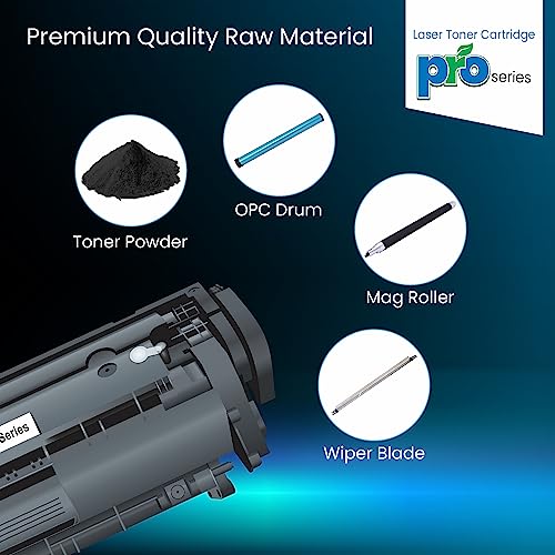 Image of ProDot PLH-2612A Compatible Cartridge for HP and Canon Laser Printer (Black, Set of 2)