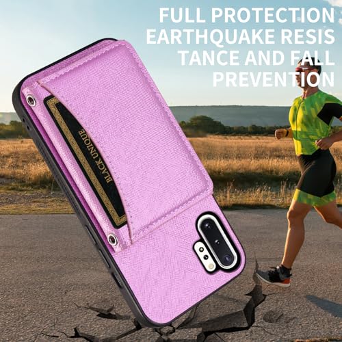 Coque Samsung Note 10 Plus étui portefeuille cuir protection écran Note10+ - 7