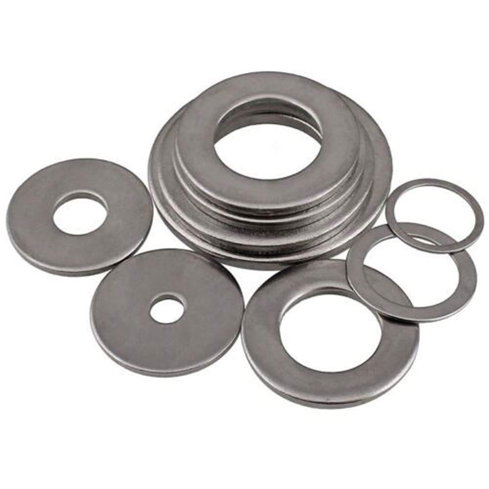 Rondelle Piatte M10 (10x18x1,6 Mm) In Acciaio Inox A2 304 Per Bulloni E Viti Metriche - FAS