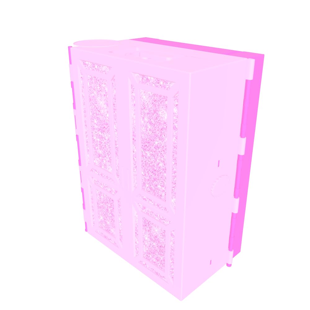 Barbie - Armadio dei Sogni, playset con bambola bionda alla moda, armadio largo 90+ cm con 25 vestiti e accessori, 3 look completi inclusi, giocattolo per bambini, 3+ anni, HXD58