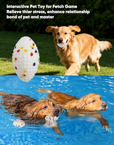 Pelota mordible flotante para perros 2 unidades miniatura 7