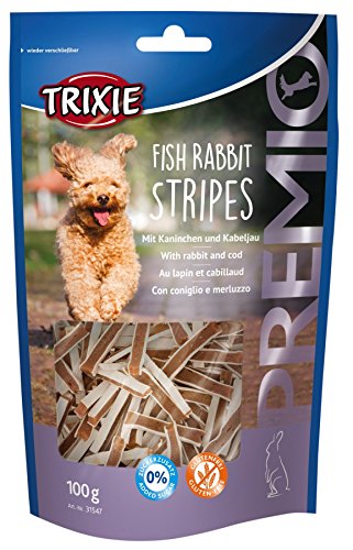 Trixie 31547 PREMIO Fish Rabbit Stripes, 100 g