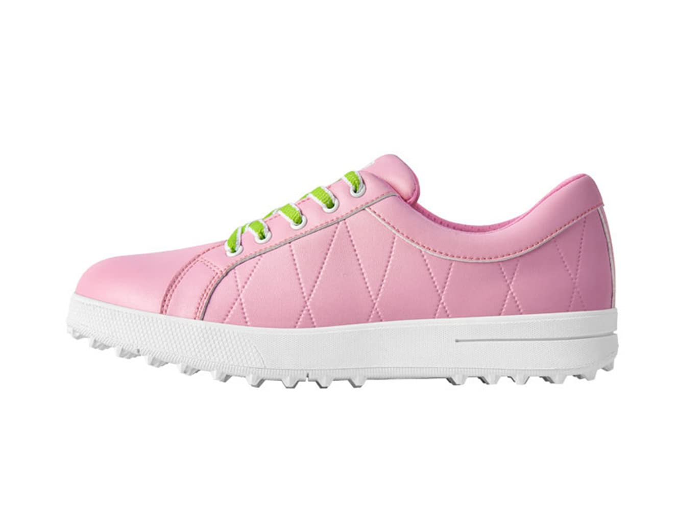 PGM Women's Golf Shoes, Lightweight Waterproof Spikeless Golf Shoes for Ladies Pink