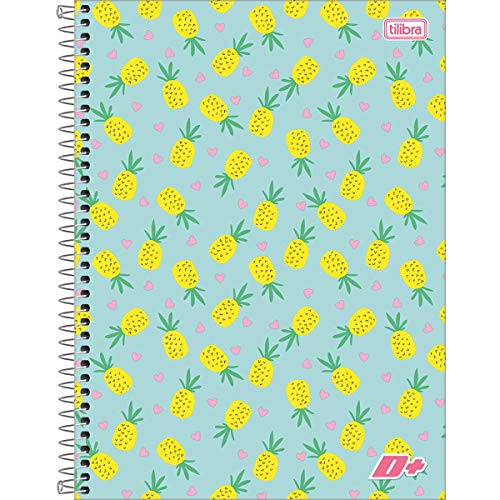 Caderno de 1 Matéria, Tilibra 13.924, Multicor, Pacote com 4 Unidades