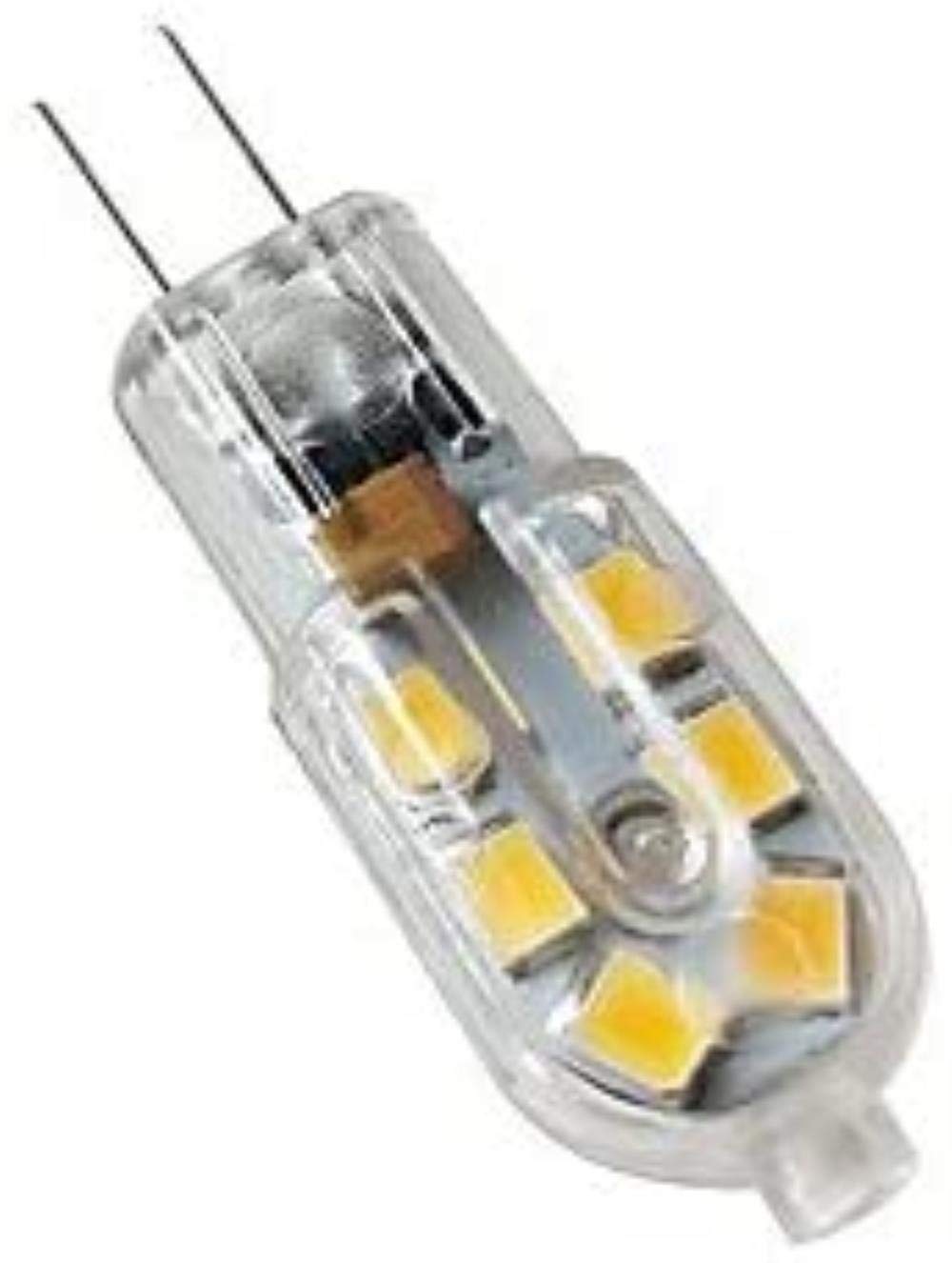LED Lampen-Korn 12V G4 Pin 3W Kleine Glühlampe Highlight Kristalllampe Energiesparende Lichtquelle (5-Pack) (Color : White)