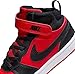 Nike Little Kid's Court Borough Mid 2 Shoes, University Red/Black-White, 13C