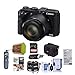Canon PowerShot G3-X Digital Camera - Bundle with Camera Case, Spare Battery, 16GB SDHC Card, Cleaning Kit, Screen Protector, Pro Software Package, Wired Shutter Release, Memory Wallet, Card Reader