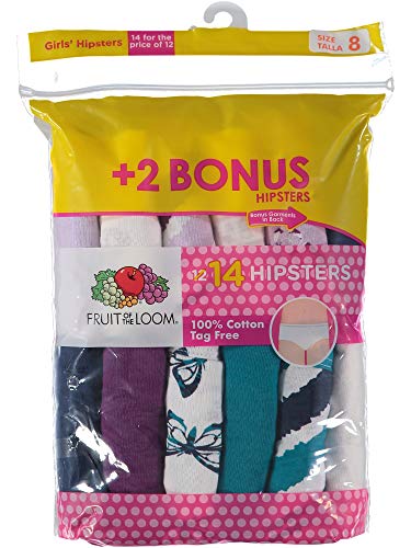 Fruit of the Loom girls Cotton Hipster Underwear3