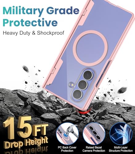 AUDOZ Magnetic Phone Case for Samsung Galaxy Z Fold 7, Fit for MagSafe - image 4