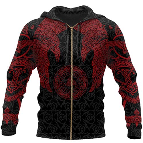 Sweat à capuche viking Harajuku pour vos sorties urbaines et soirées décontractées