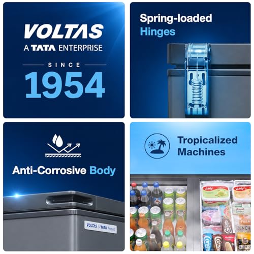 Image of Voltas CVF501DA5-W-GW 501L Convertible 5 Star Deep Freezer | Dual Mode | Energy Efficient