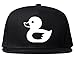 Rubber Duck Chest Snapback Hat Cap Black