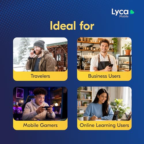 Image of Lyca Mobile USA Prepaid 5G /4G SIM Card | $49 Plan | Unlimited Talk, Text & Data | 40GB High Speed Data (15GB Hotspot) | 30 Days