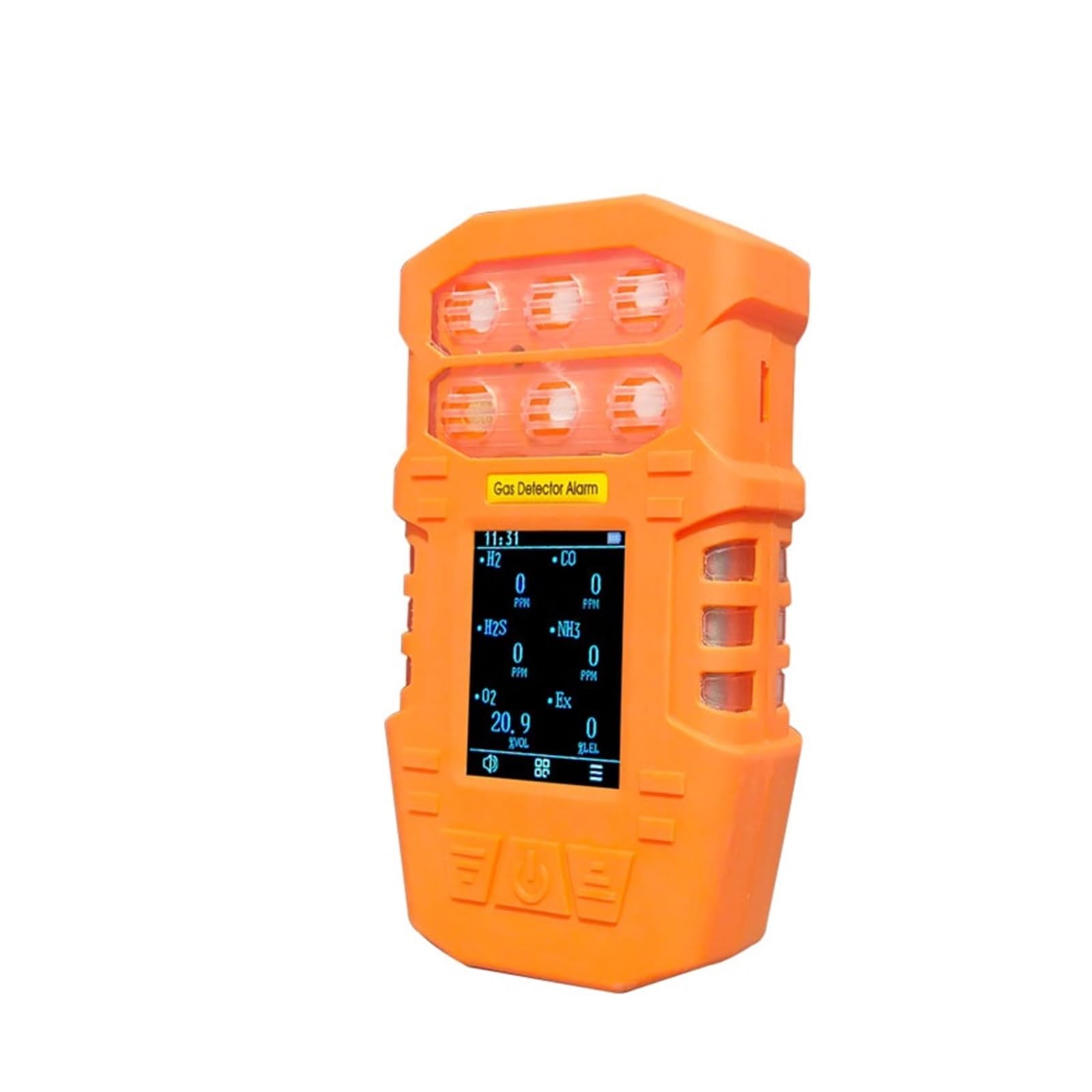 Analizador de Gases de Mano 6 en 1, medidor de Prueba de NOx, So2, H2s y Cl2 S318, LocalizacióN Precisa De Fugas