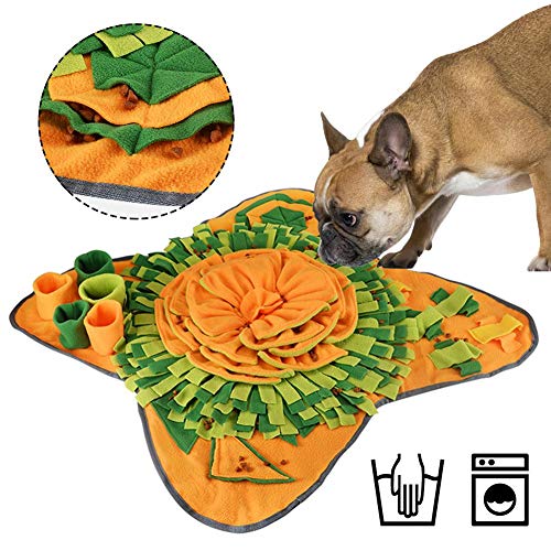 Alfombra de snorkel para perros, para entrenar, para mascotas, perros, gatos, rompecabezas, juguetes interactivos, 71 x 71 cm