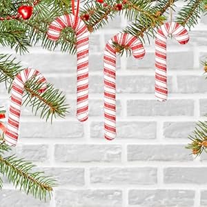 24pcscandycanechristmasdecorationsfortreeredwhitefabricwrappedcandycanechristmashangingornamentsforfarmhousechristmasdecorgiftcandylandpartyfavorsupplies Urban Country Home Decor 24pcs candy cane christmas decorations for tree red white fabric wrapped candy cane christmas hanging ornaments for farmhouse christmas decor gift candyland party favor supplies urban country home decor