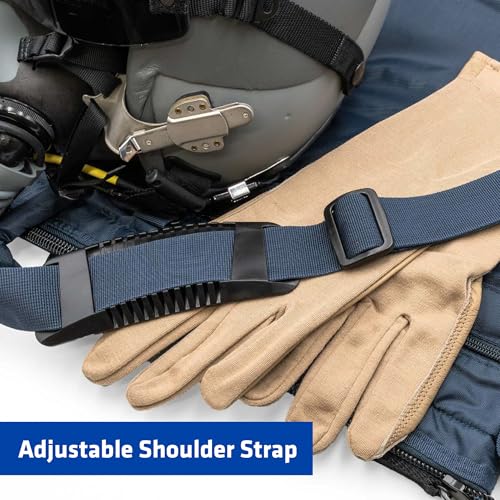 FlyBoys Jumbo Helmet Bag Azul resistente y acolchada miniatura 3