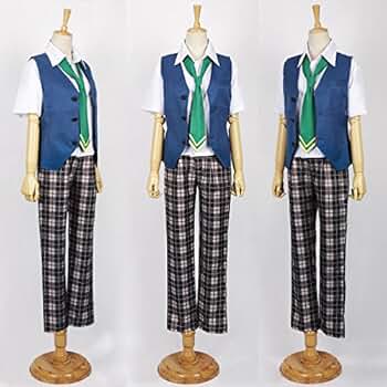 コストモ あんスタ 瀬名泉 男子冬制服＋ベスト＋ウィッグ コスプレ L あんスタ 瀬名泉 冬制服 ベスト ウィッグ コスプレ 衣装 - メルカリ