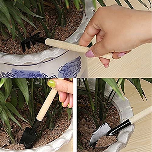 Kit mini herramientas de jardinería 6 piezas miniatura 6