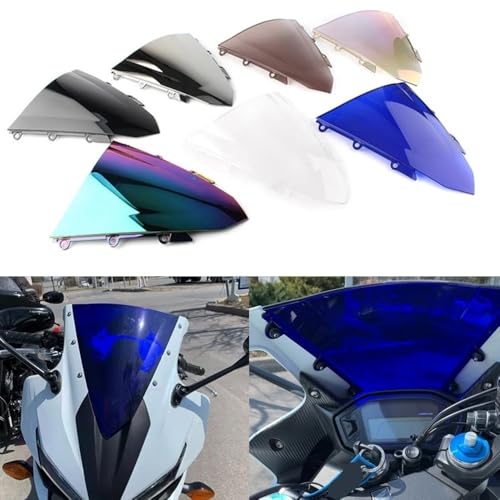 Déflecteur de carénage moto CBR500R finition premium et design double bulle - 2