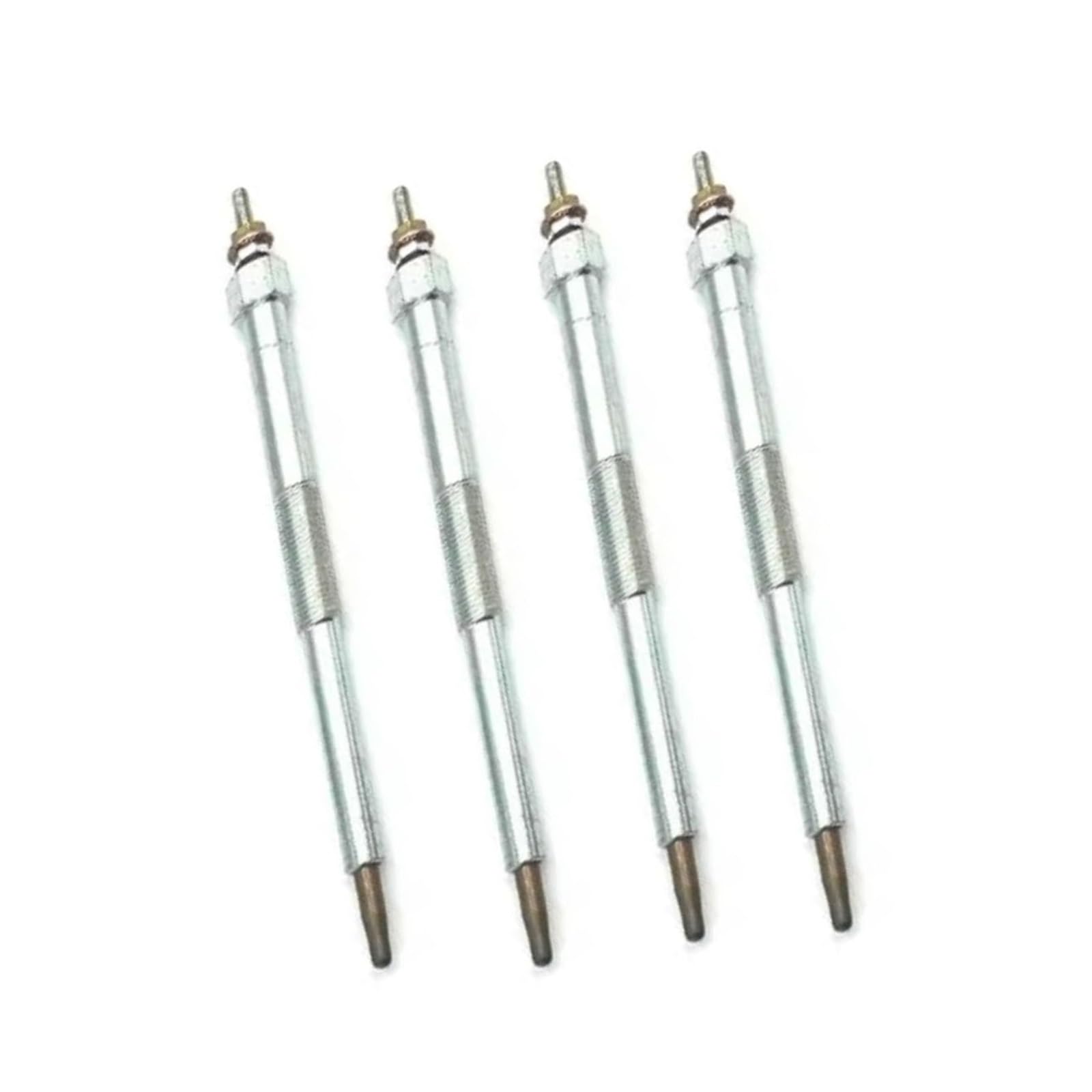 Bujía precalentamiento automóvil Compatible Con Para Navara Para D40 2006 2007 2008 2009 2010 2011 2012 4 Bujías Incandescentes Para Vehículos, 11065-AD200.