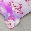 XYNHML Cartoon Tie-dye Axolotl Comforter 3Pcs Queen Cute Salamander Butterfly Bedding Set for Kids Teens Boys Girls Adults Kawaii Animals Quilt Bed Decor with 1 Comforter and 2 Pillowcases #4
