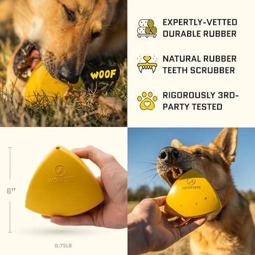 WoofBite Indestructible Pyramid Dog Toy - Tough Chew Toy for Aggressive Chewers - image 4