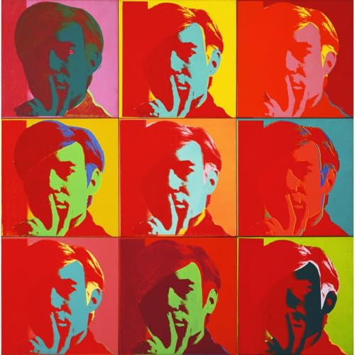 Warhol Autoportrait de qualite superieure par ARTICULOZY toile