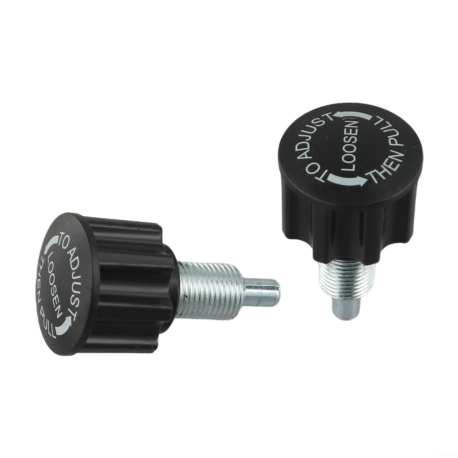 Exercise Bike Spring Knob Pull Pin 16Mm Thread 37Mm Bolt For Stationary Bike Seat Height Adjuster Gym Equipment Replacement Black
