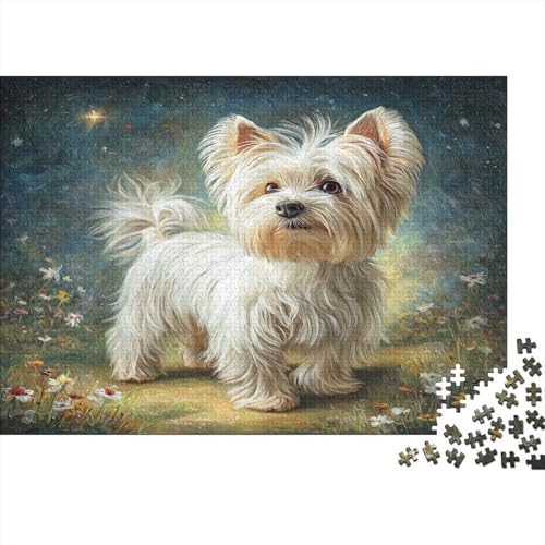 Puzzle de perro imposible de 1000 piezas, un regalo de arte para adultos y jóvenes