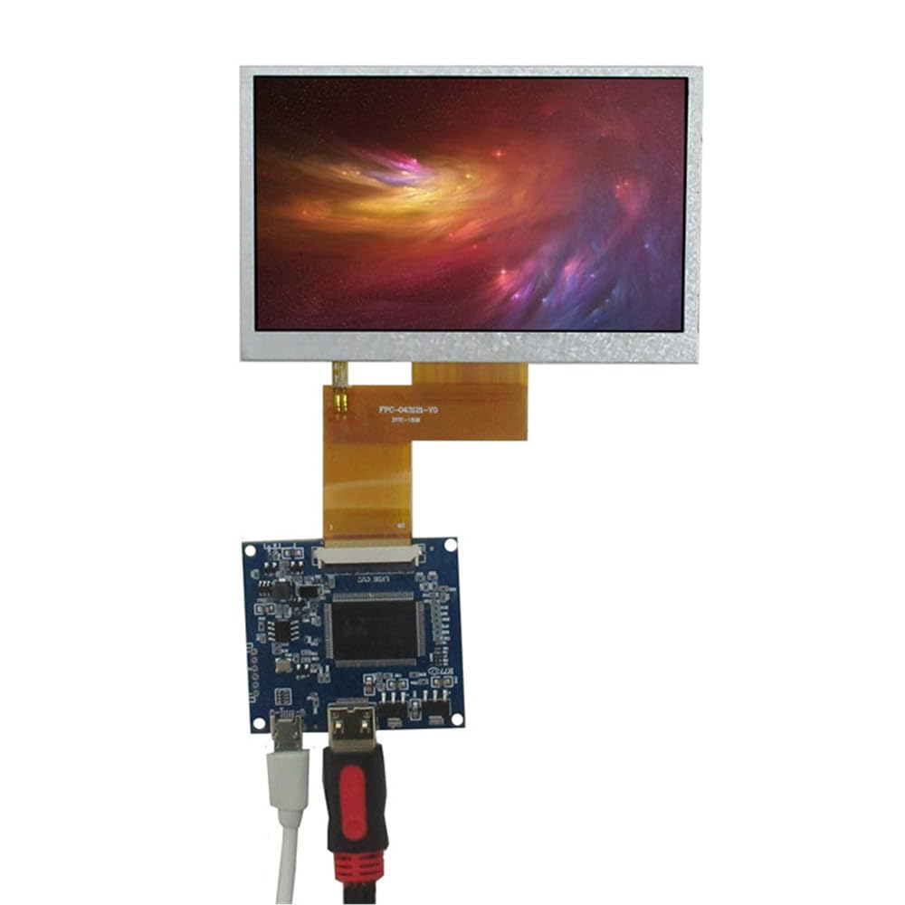 4.3インチ小型ポータブルモニター 本体 Amazon.co.jp: 4.3インチポータブル液晶モニター、解像度480x272、Mini