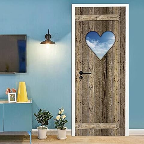 A.Monamour 3D Door Stickers for Interior Spaces Cover