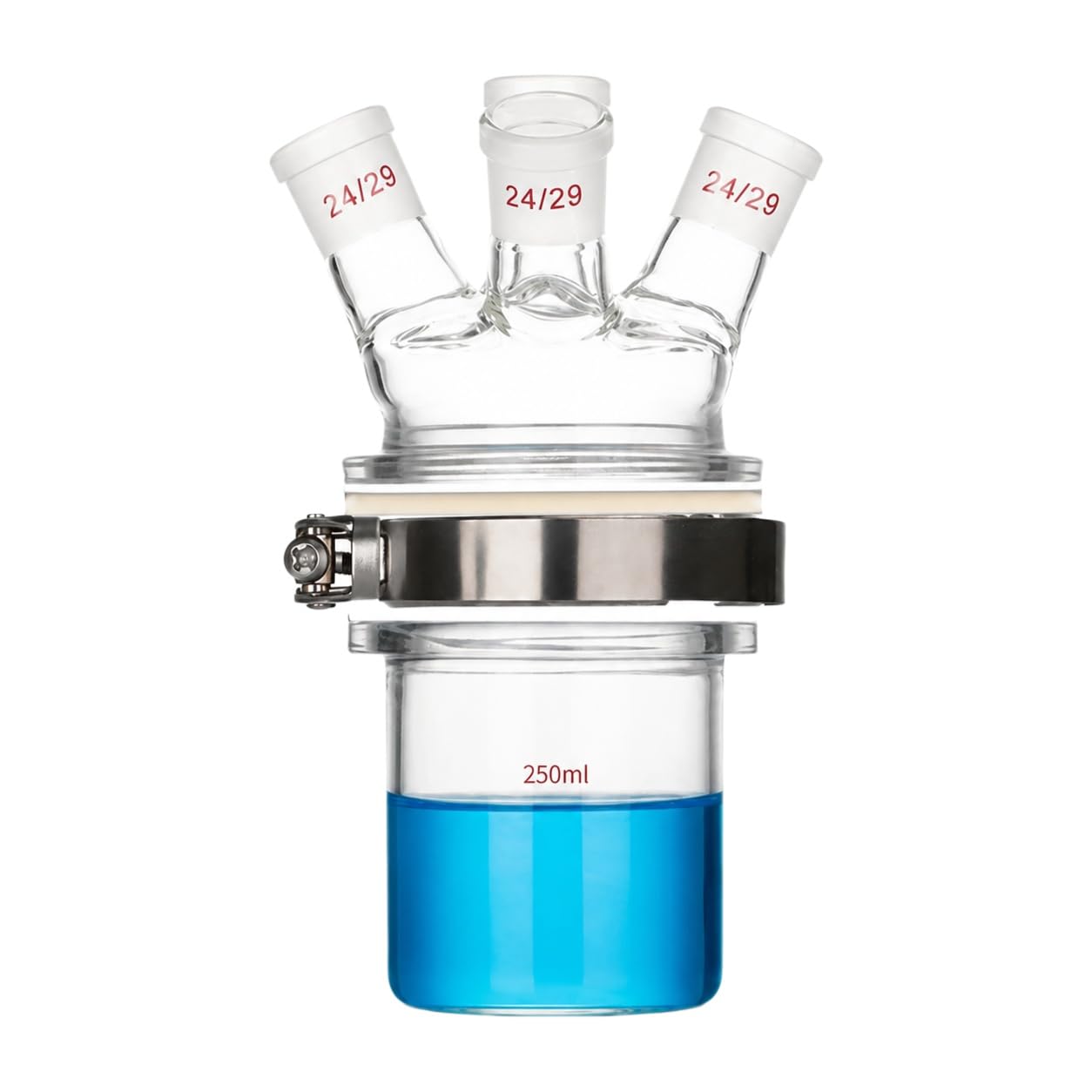 Otwarty Zestaw Kolby Reakcyjnej 24/29-4 Szyjek 250ml