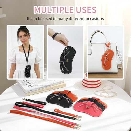 Image of Double Eyeglass Case Soft Dual Glasses Case for Women Men Travel Squeeze Top Sunglasses Cases Eyeglasses Pouch