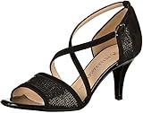  Peter Kaiser Damen BOLIVA T-Spangen Sandalen, Schwarz (Schwarz Suede Luce Lack), 40 EU