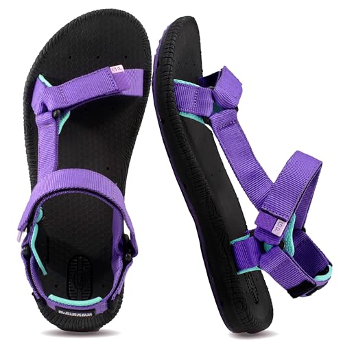 Image of Gold Pigeon Shoes SIMPLUS Lightweight Yoga Mat Cushion Sole. Womens Sandals with Back Strap for Travel, Hiking & Sport. Comfortable Water Sandals for Women.