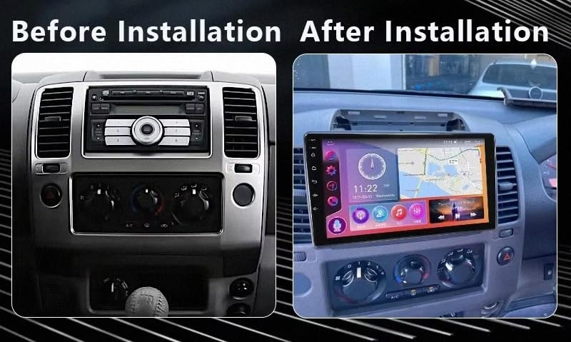 Pantalla de coche Nissan Navara D40 con Android Auto inalámbrico para viajar conectado 2