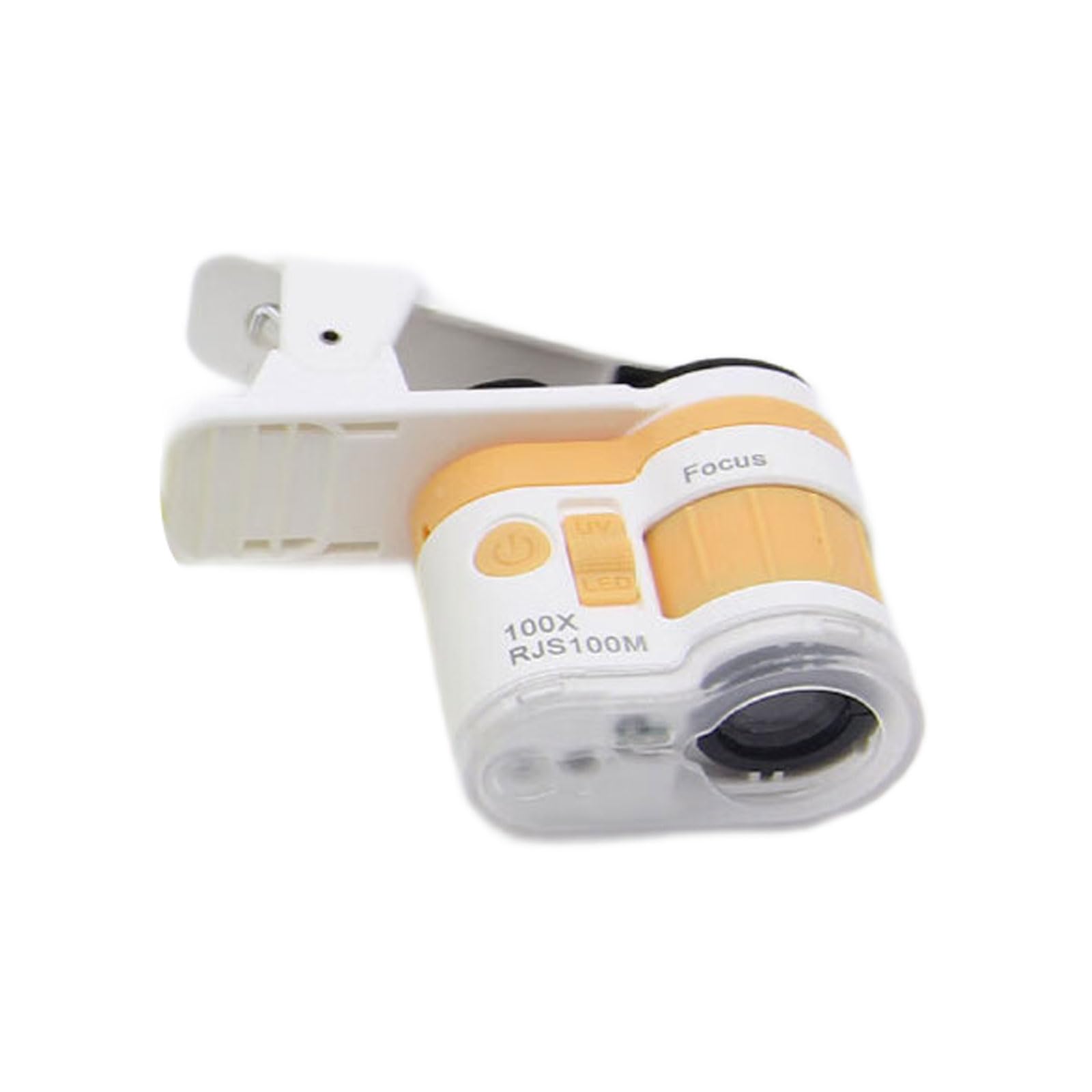 Jazuaiao B Advanced 100X Device Featuring White Double Light Phone Clip Integration For Academic Commercial Applications Led Light Double Source Microscope